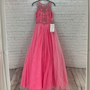 Rachel Allan Perfect Angels Pink Ballgown size 14 girls